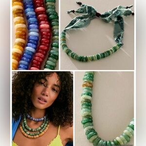 Free People Orion Stone Choker - Green Aventurine NWT